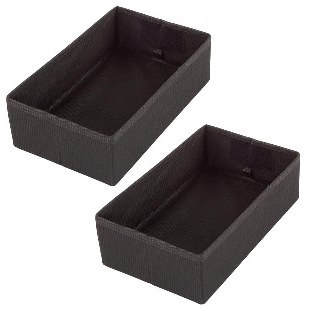 Brown Polyester Rectangular Storage Ottoman Set with Wood Frame