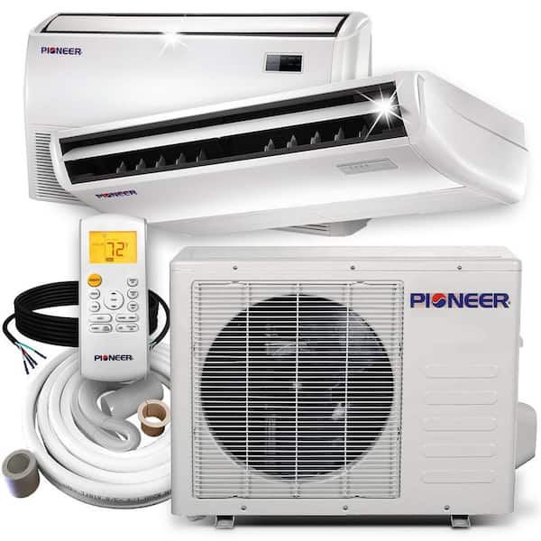 Pioneer 24,000 BTU 2 Ton 20 SEER Floor/Ceiling Mini-Split Air Conditioner Heat Pump System Full Set
