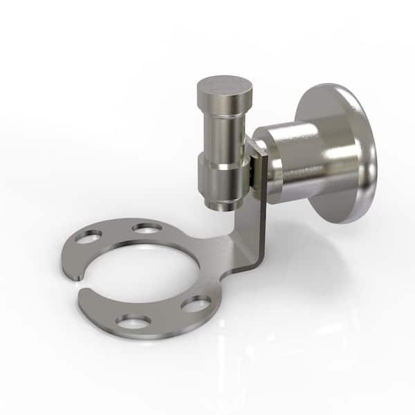 Allied Brass Washington Square Collection Wall Mounted Tumbler and Toothbrush Holder in Satin Nickel
