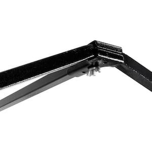 Replacement Black Metal 3 Way Center Pole Clamp for 4ft. x 8ft. x 6ft. and 4ft. x 4ft. x 6ft. Premium Welded Wire Kennel