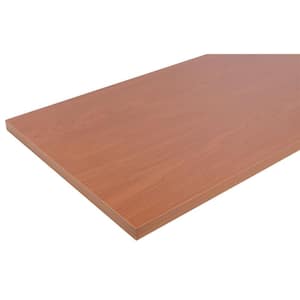 Cinnamon Laminated Wood Shelf 8 in. D x 36 in. L