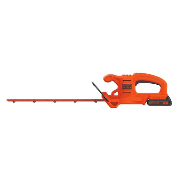 BLACK+DECKER LHT218C1 20V MAX Cordless Battery Powered Hedge Trimmer Kit  with (1) 1.5Ah Battery & Charger