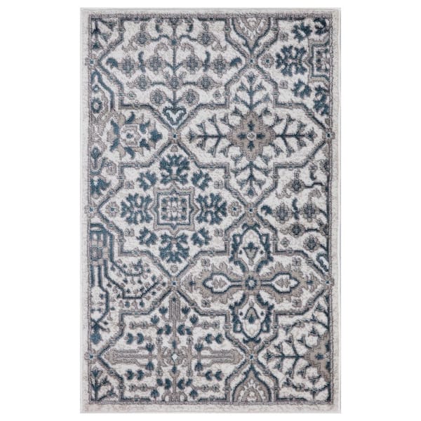Jefferson Collection Athens Ivory 3 ft. x 4 ft. Area Rug