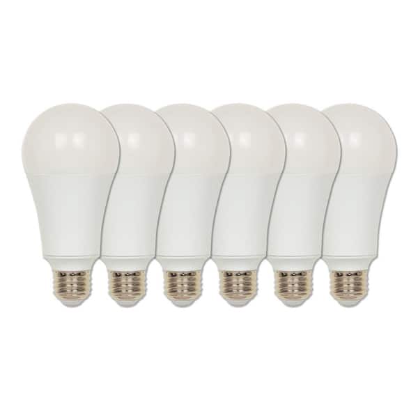 150-Watt Equivalent Omni A21 Soft White LED Light Bulb Daylight (6-Pack)