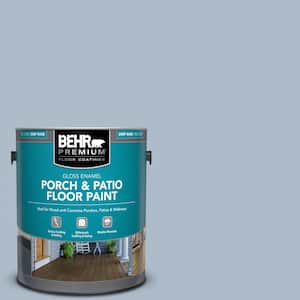 1 gal. #PPU15-16 Simply Blue Gloss Enamel Interior/Exterior Porch and Patio Floor Paint