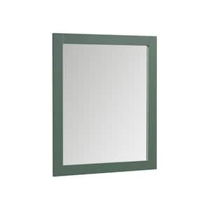 Galsaky 28 in. W x 32 in. H Rectangular Framed Surface-Mount Bathroom Vanity Mirror in Forest Green