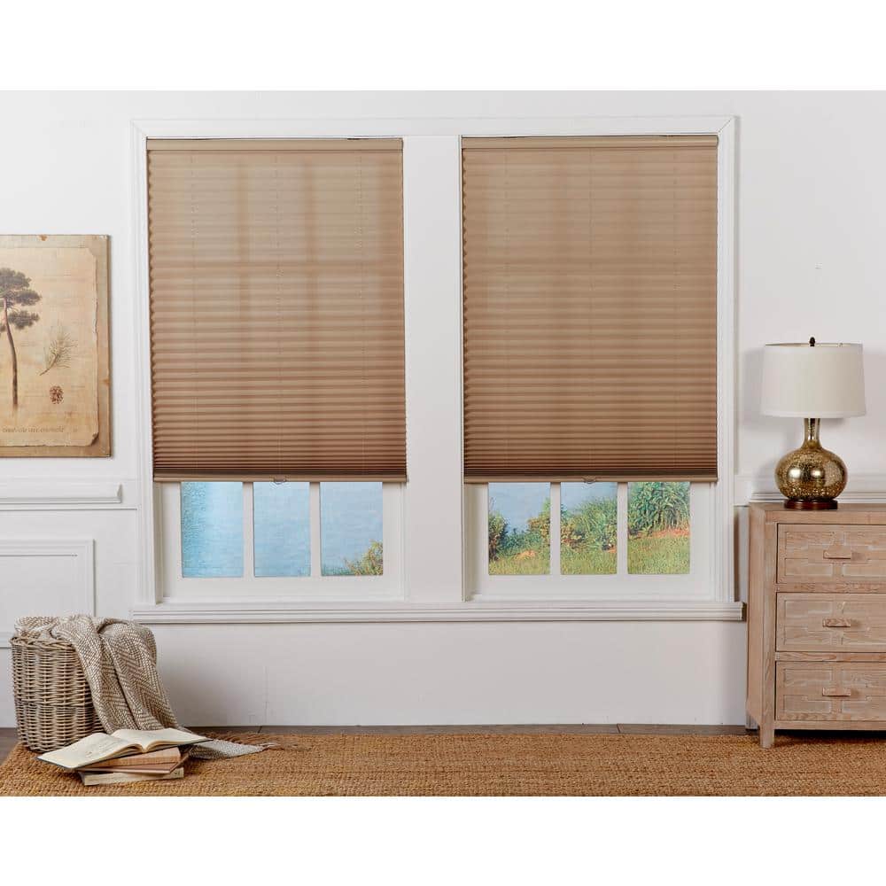 Camel Cordless Light Filtering EZ Stick No Tools No Drill Polyester Pleated Shades-41.5 in. W x 42 in. L price history on PriceWatchPro