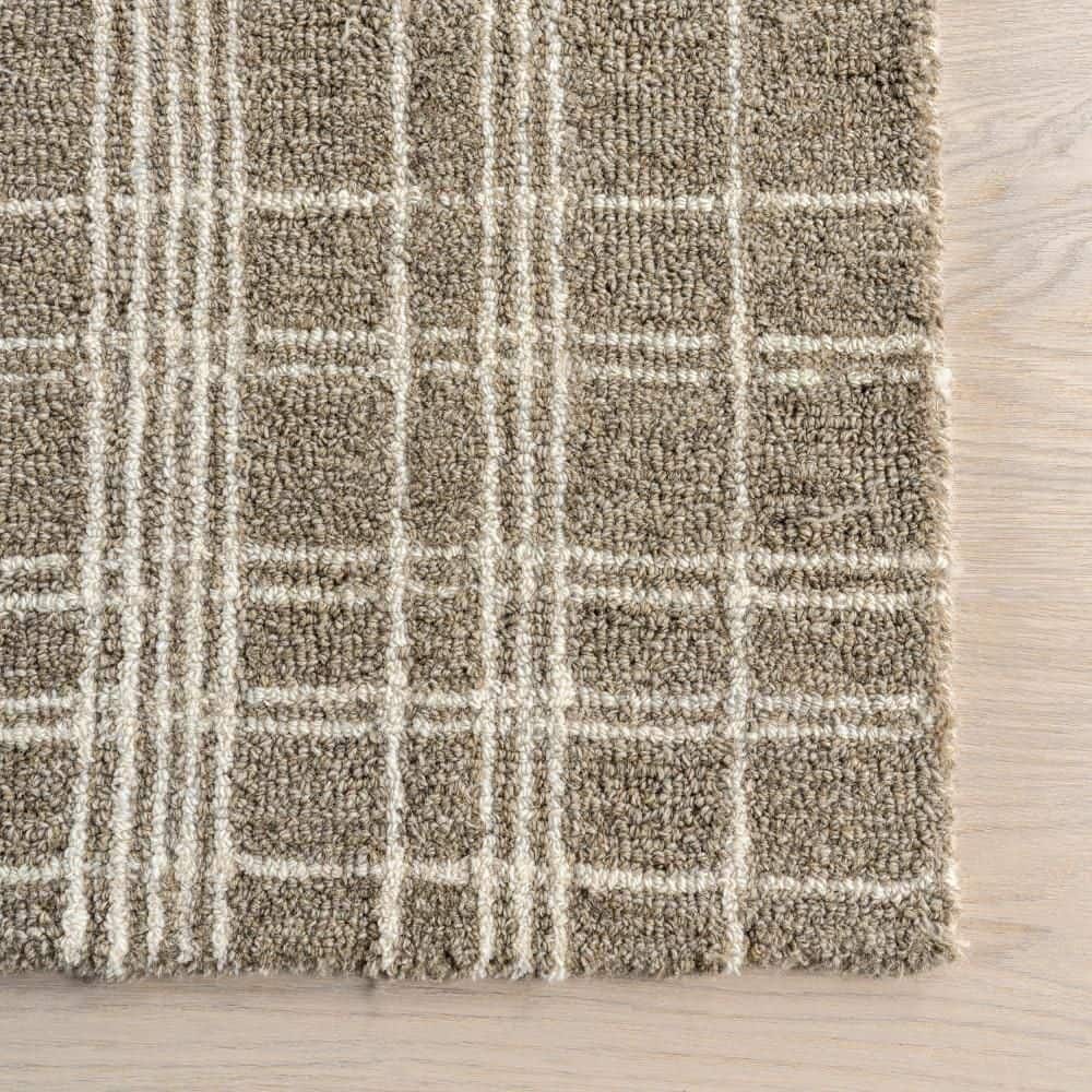 Valery Plaid Sand 9 ft. x 12 ft. Indoor Area Rug - thumbnail 7
