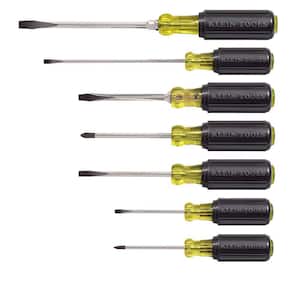7-Piece Assorted Screwdriver Set with Cushion Grip Handles