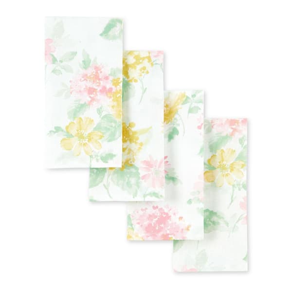 Floral Dinner Napkins / Set of 4 Cloth Napkins