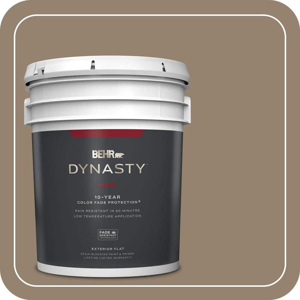 5 gal. Home Decorators Collection #HDC-AC-14 Bristol Beige Flat Exterior Stain-Blocking Paint & Primer price history on PriceWatchPro
