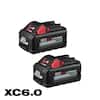 Milwaukee M18 18-Volt Lithium-Ion High Output 6.0Ah Battery Pack (2-Pack) 48-11-1862