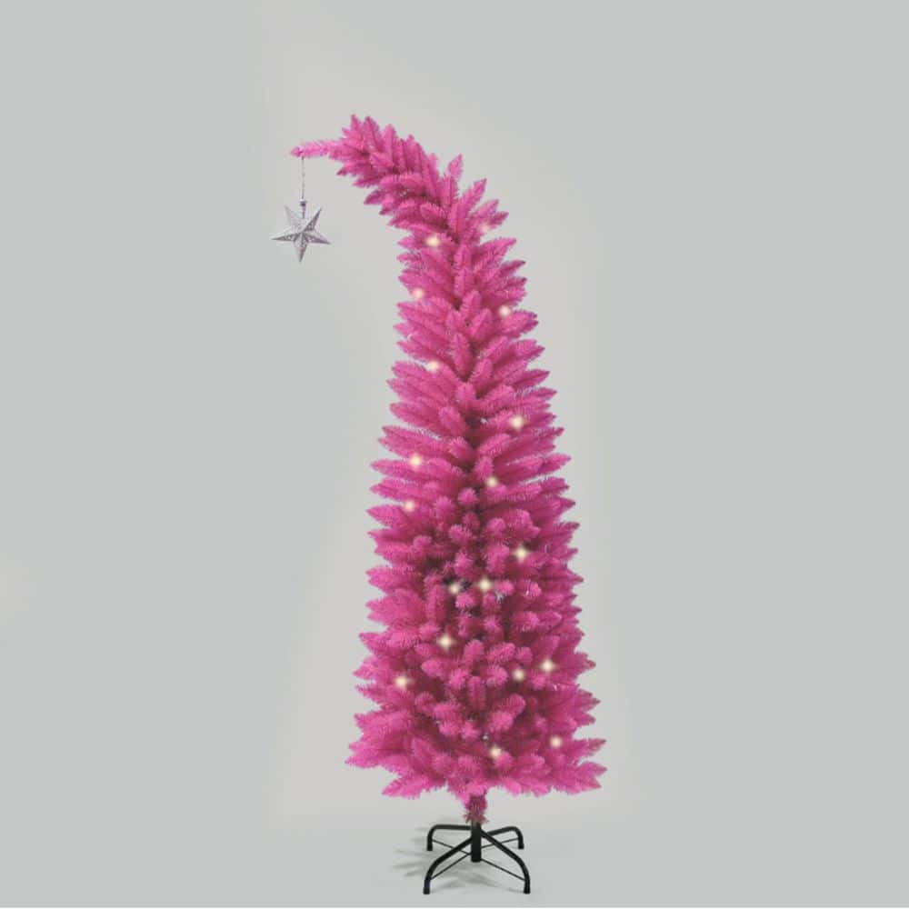 K171176LED - Flocked Atka Pine Christmas Tree | Vickerman