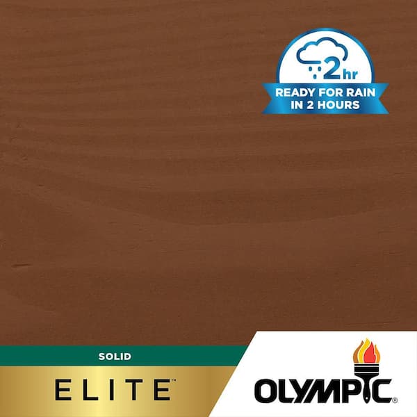 Olympic Elite 5 gal. SC-1084 Timberline Solid Advanced Exterior Stain and Sealer in One