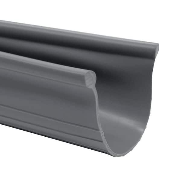 16' Grey Vinyl Bottom Weather Seal for Garage Door Bead Type Custom Fit Insulated Non-Insulated Overhead Doors