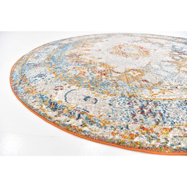 Rosso Bellini Beige 8' 0 x 8' 0 Round Rug