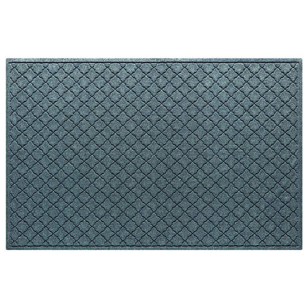 Waterhog Cordova 45 in. x 70 in. PET Polyester Indoor Outdoor Mat Bluestone price history on PriceWatchPro