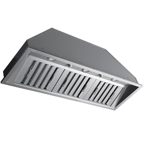 Ancona Pro 46 in. 600 CFM Ducted Insert Range Hood in Stainless Steel