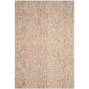 Abstract Gold/Blue 6 ft. x 9 ft. Solid Area Rug