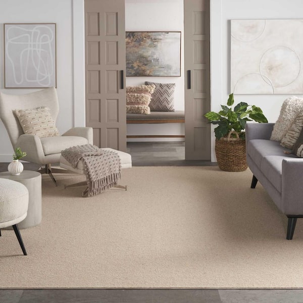 Bismarck Wheat 9 ft. x 12 ft. Custom Area Rug with Pad