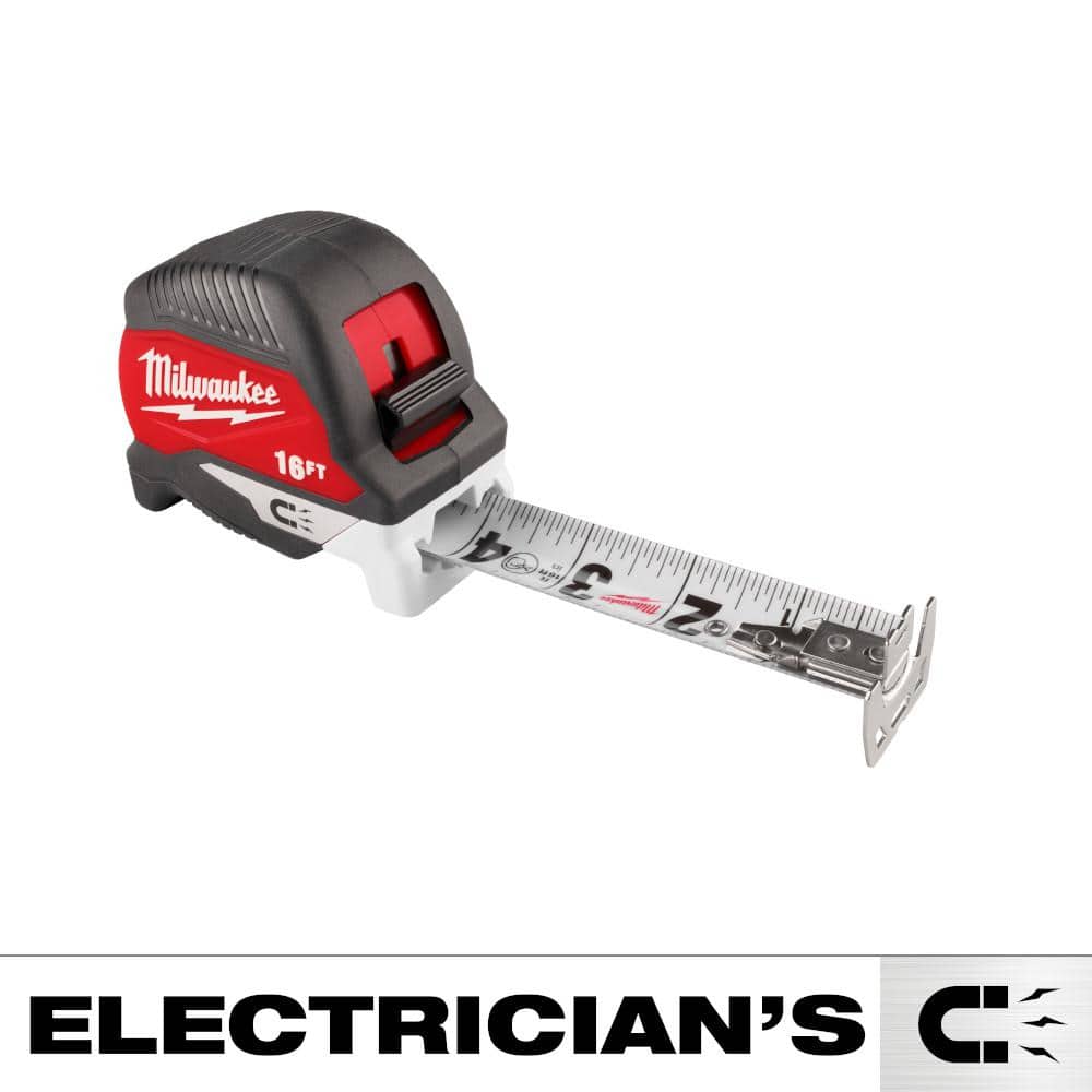 Milwaukee 16 ft. Electrician's Magnetic Tape Measure 48-22-1018M