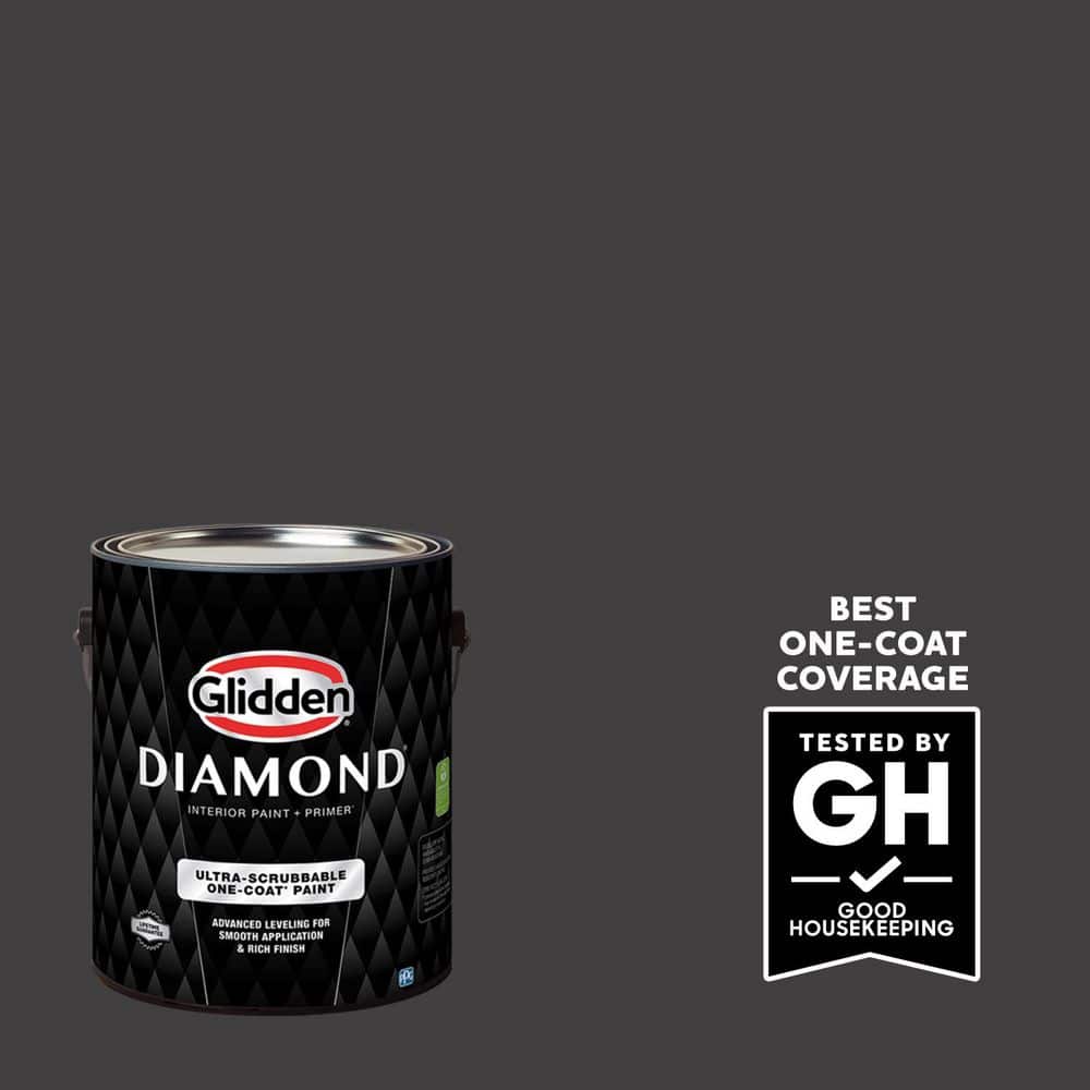 1 gal. #PPG1001-7 Black Magic Flat Interior Paint with Primer price history on PriceWatchPro