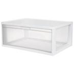 Sterilite 17.125 in. D x 24 in. W x 10.375 in. H 1-Compartment Plastic  Large Tall Modular Drawer 23758003 - The Home Depot