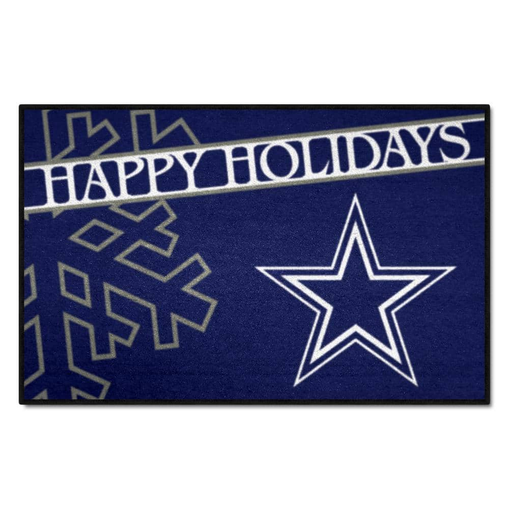 FANMATS Dallas Cowboys World's Best Dad Navy 1.5 ft. x 2.5 ft