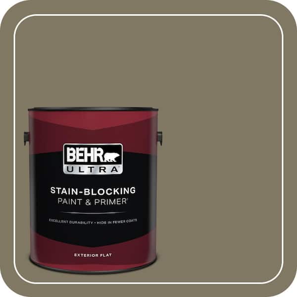 BEHR ULTRA 1 gal. #760D-6 Spanish Galleon Flat Exterior Paint & Primer