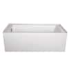 Hydro Systems Sydney 60 in. Left Hand Drain Rectangular Alcove Bathtub ...