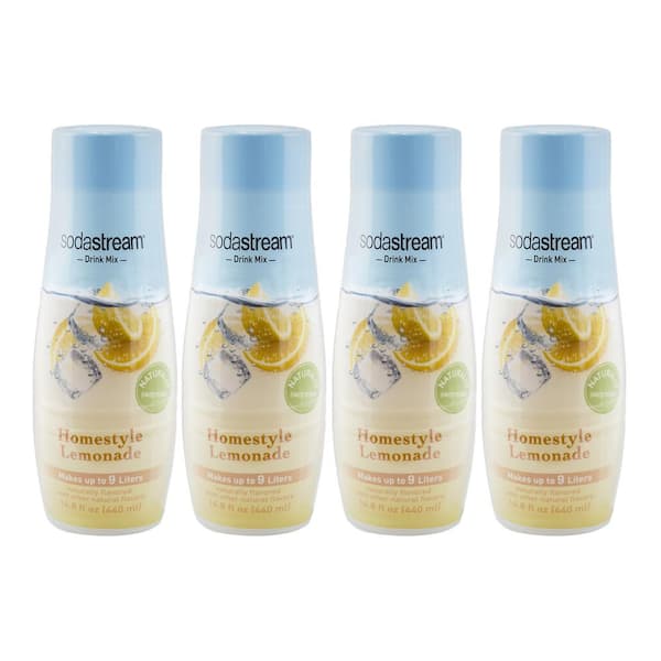 SodaStream 440 ml Waters Fruits Sparkling Home-style Lemonade Drink Mix (Case of 4)