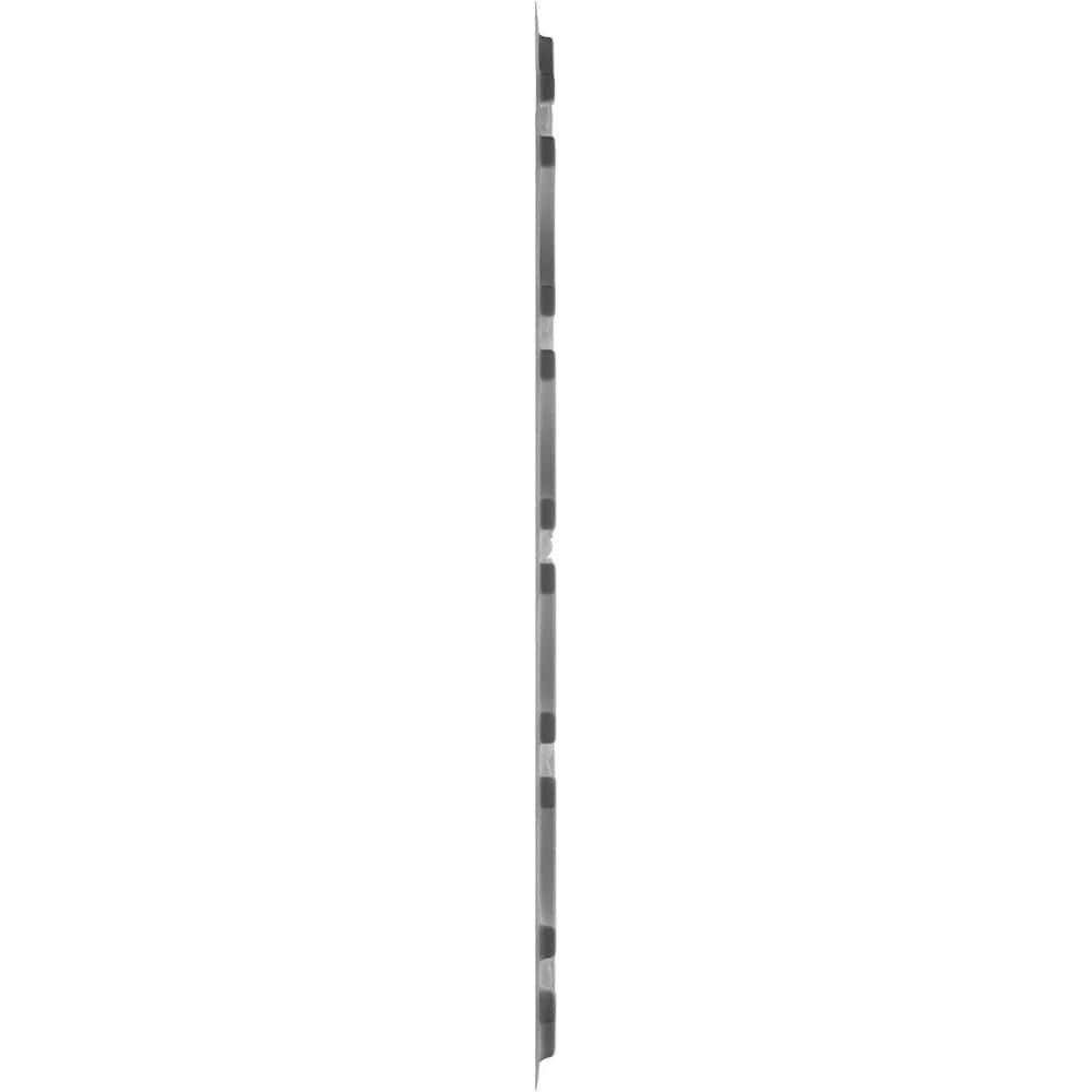 White Geometric Textured 3D PVC Wall Panels, 50-Pack