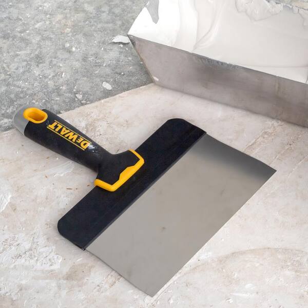 14 in. Stainless Steel Taping Knife with Soft Grip Handle 14 in. Stainless Steel Taping Knife with Soft Grip Handle