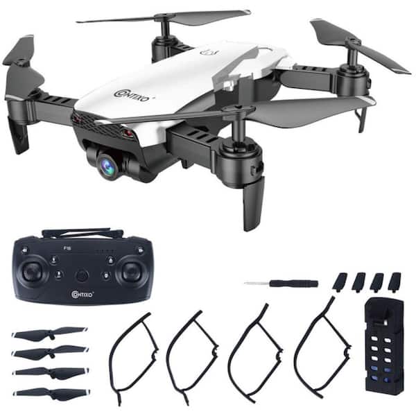 CONTIXO RC Drone with Camera Foldable Quadcopter Drone Gimbal 1080P HD Wide  Angle Lens WiFi GPS Best Drone for Beginners F22 - The Home Depot