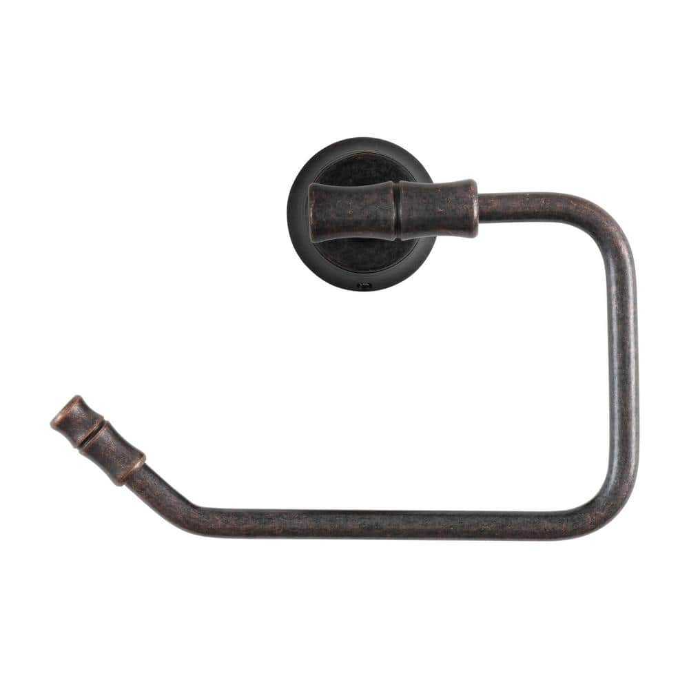 EAN 6925699910338 product image for Bamboo Towel Ring in Heritage Bronze | upcitemdb.com