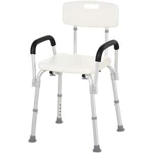 Mobility Medical Grade Bath Shower Chair, Adjustable Shower Seat with Removable Armrests for Seniors, Disabled