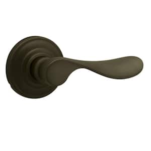 Champagne Oil Rubbed Bronze Right Handed Dummy Door Lever