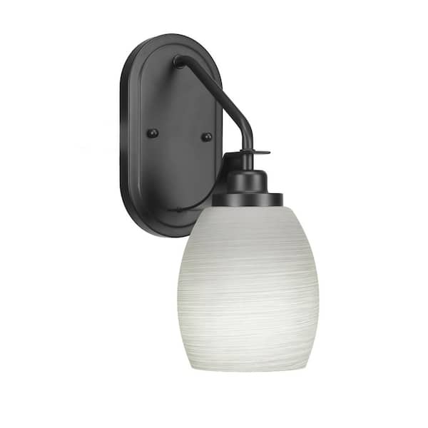 Unbranded Monroe 1-Light Matte Black Wall Sconce
