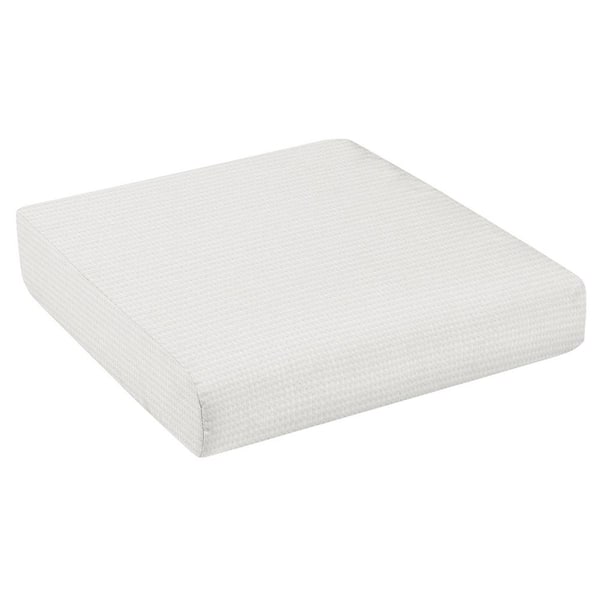 SORRA HOME 25 x 25 x 5 (2-Piece) Deep Seating Outdoor Dining Chair Cushion in ETC Natural