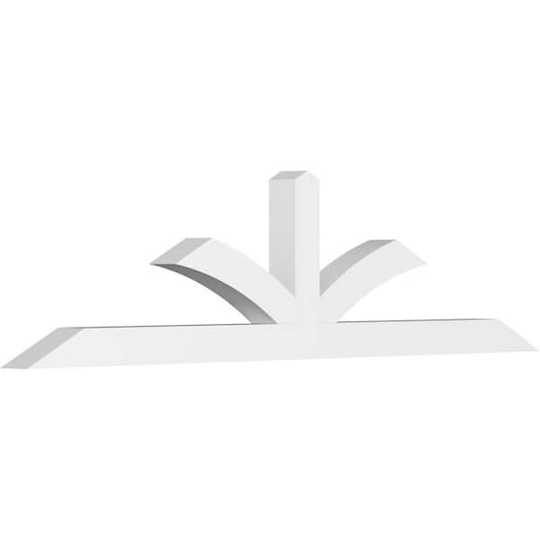 Ekena Millwork Richland 84 in. W x 21 in. H x 4 in. D Signature Polyurethane Bracket