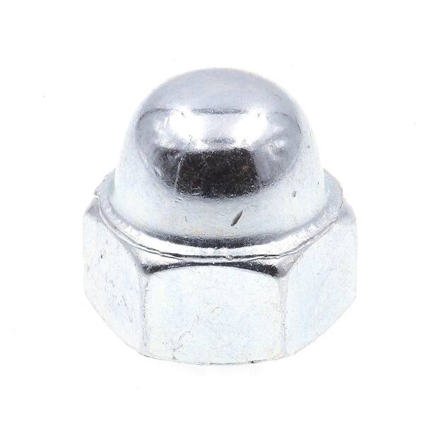 Prime-Line 3/8 in.-16 Zinc Plated Steel Acorn Cap Nuts (25-Pack)