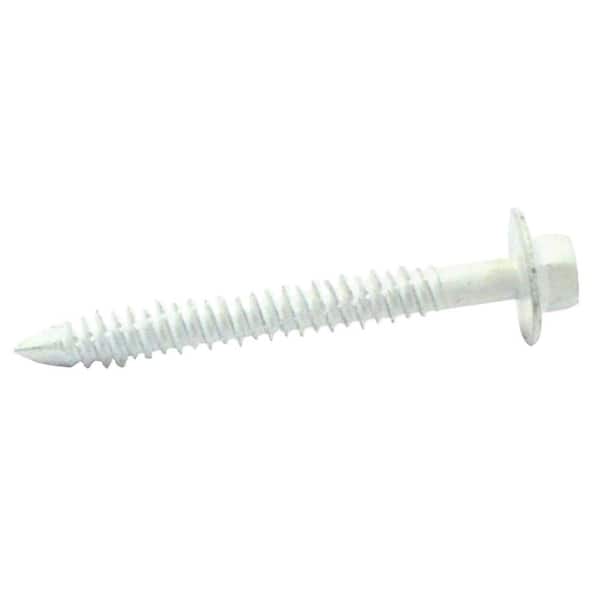 POMA 1/4 in. x 2-1/2 in. Wide Flange Cement Screws (24-Pack)