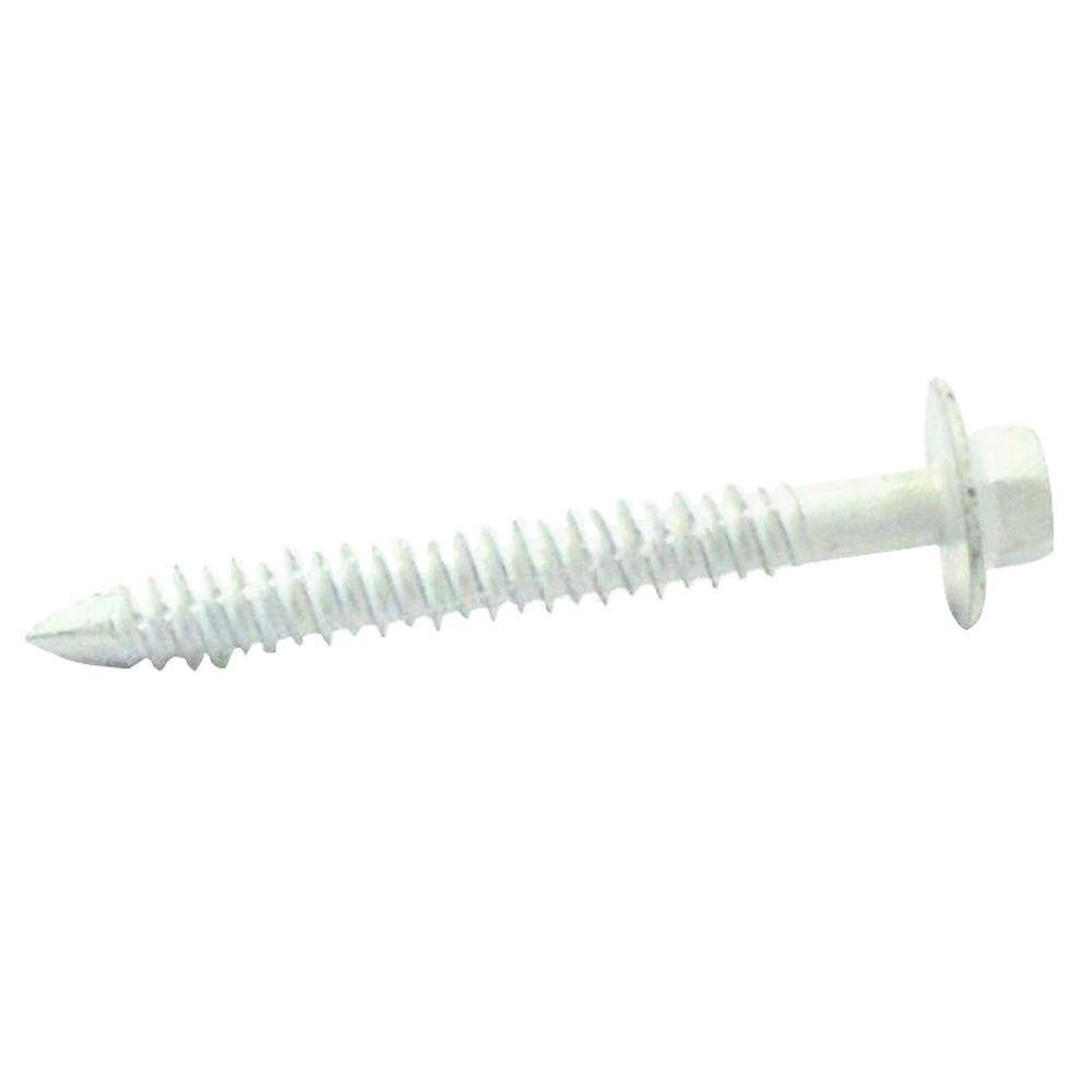POMA 1/4 in. x 21/2 in. Wide Flange Cement Screws (24Pack) 5075B