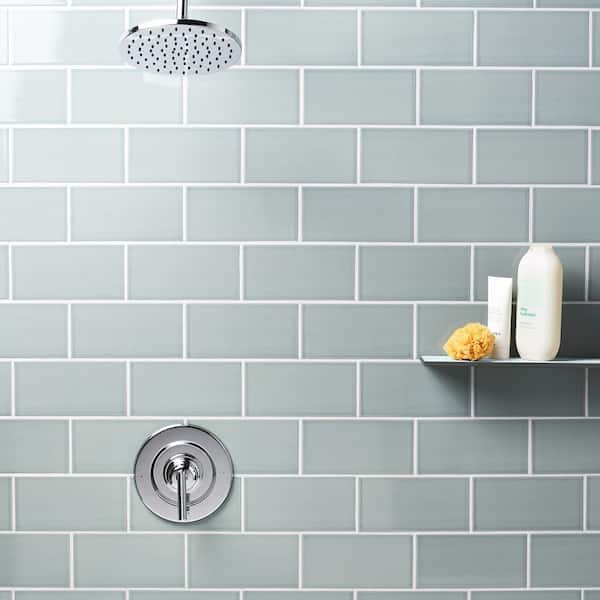 Gondola Steel Blue 3.93 in. x 7.87 in. Polished Ceramic Wall Tile (10.76 sq. ft./Case)