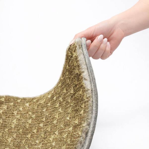 Dream Shag Premium Machine Washable Abstract ADS514 Brown 9 ft. x 12 ft. Area Rug