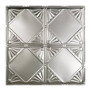 Erie 2 ft. x 2 ft. Nail Up Metal Ceiling Tile in Unfinished (Case of 5)