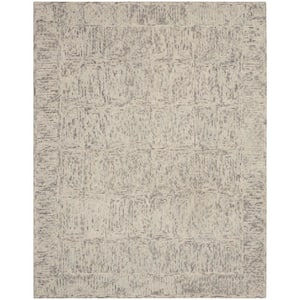 Washable Area Rug, 5' x 7', Nimue Teal/Ivory