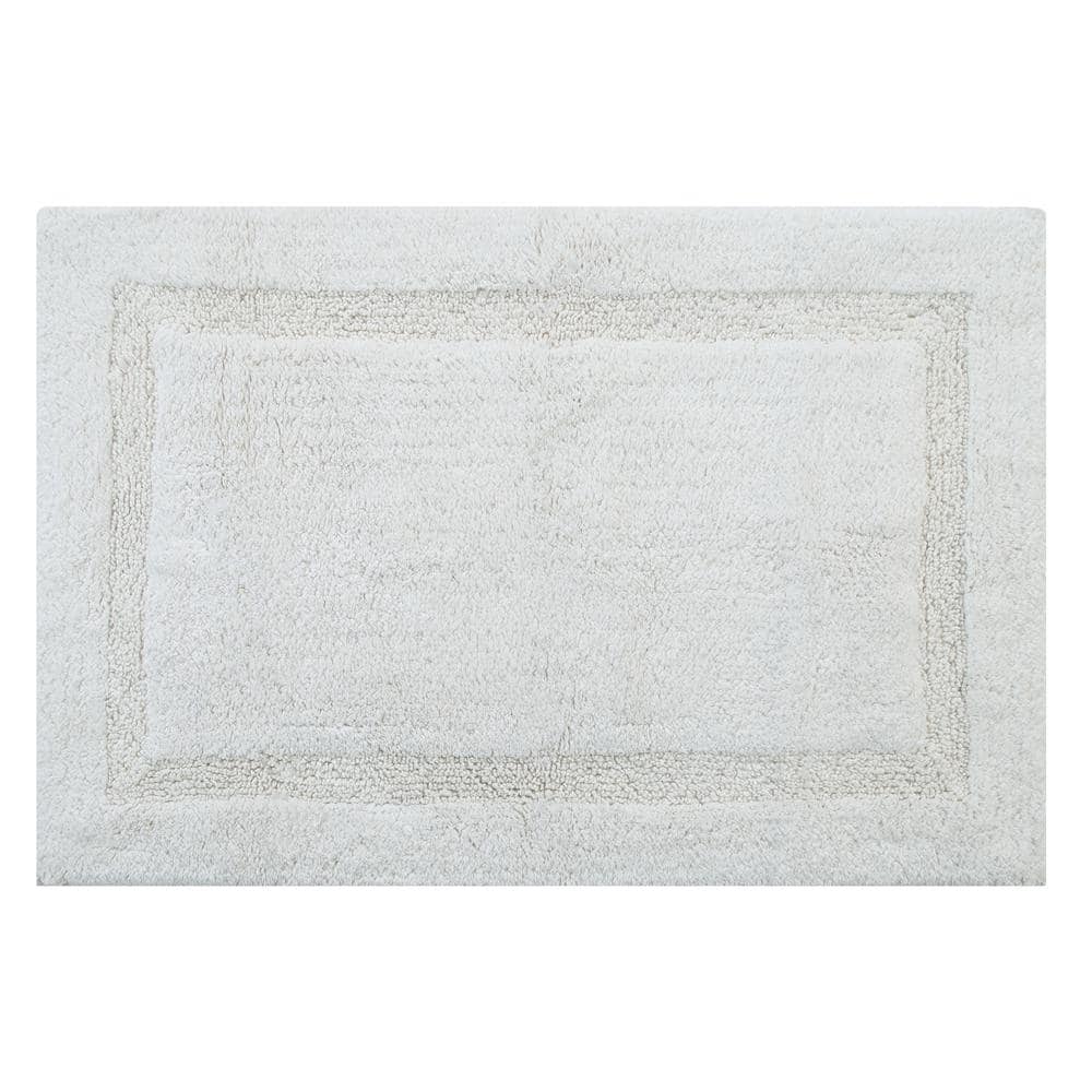 Kassatex Chairish Bath Mats - White / Sand / 22 x 34