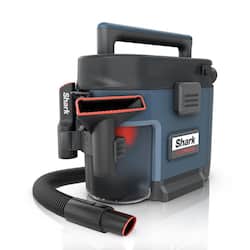 Shark MessMaster Portable 1 Gal. 7-Peak HP Corded Wet/Dry Vacuum with Self-Rinsing and AnyBag technology in Navy