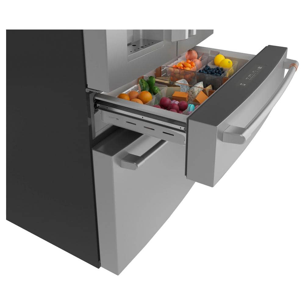 Stainless Steel Smart French Door Refrigerator with Ice Maker